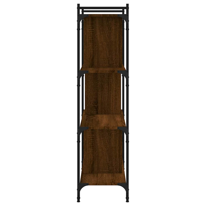Bibliotecă cu 4 niveluri stejar maro 76x32x123 cm lemn compozit - WALTI WALTI