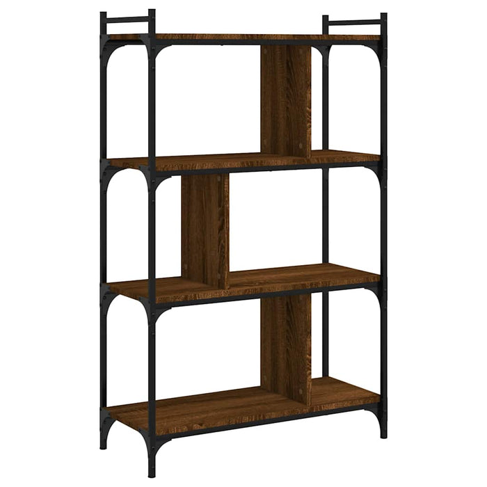 Bibliotecă cu 4 niveluri stejar maro 76x32x123 cm lemn compozit - WALTI WALTI