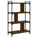 Bibliotecă cu 4 niveluri stejar maro 76x32x123 cm lemn compozit - WALTI WALTI