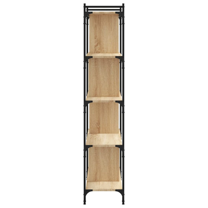 Bibliotecă cu 5 niveluri, stejar sonoma, 76x32x158 cm, lemn WALTI