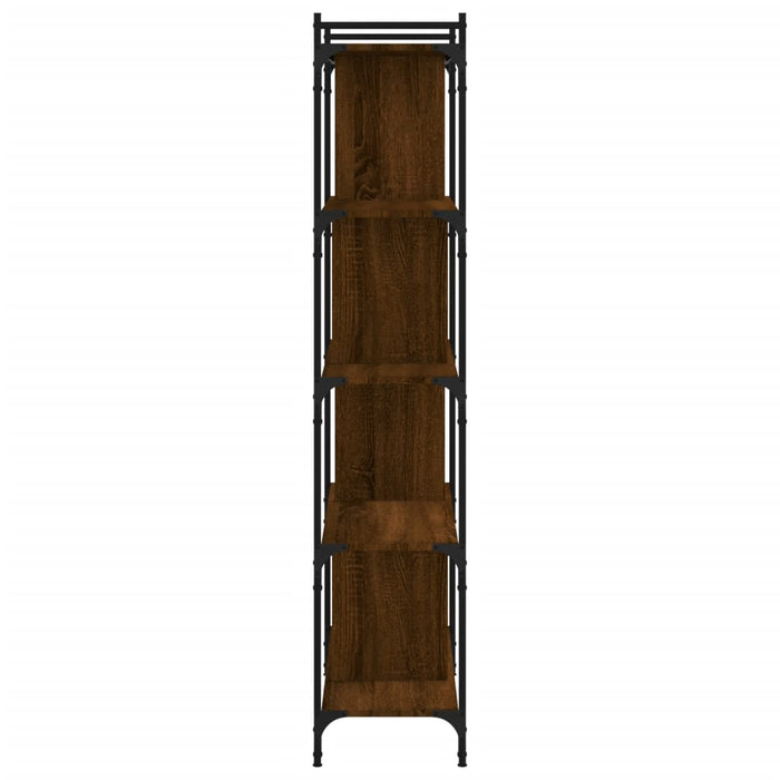 Bibliotecă cu 5 niveluri stejar maro 76x32x158 cm lemn compozit - WALTI WALTI