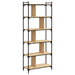 Bibliotecă cu 6 niveluri, stejar sonoma, 76x32x192 cm, lemn - WALTI WALTI