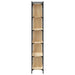 Bibliotecă cu 6 niveluri, stejar sonoma, 76x32x192 cm, lemn - WALTI WALTI