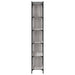 Bibliotecă cu 6 niveluri gri sonoma 76x32x192 cm lemn compozit - WALTI WALTI