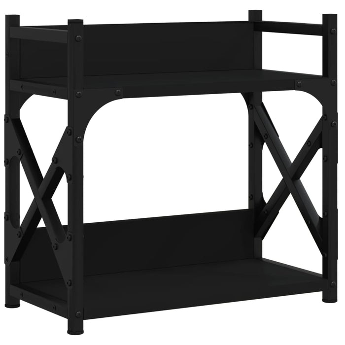 Suport imprimantă 2 niveluri negru 40x20x40 cm lemn prelucrat - WALTI WALTI
