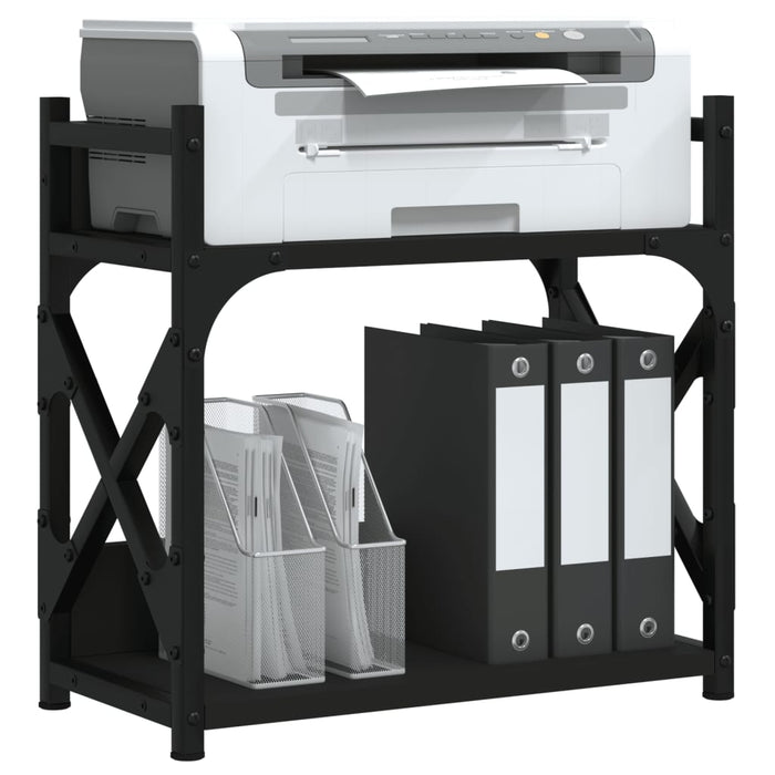 Suport imprimantă 2 niveluri negru 40x20x40 cm lemn prelucrat - WALTI WALTI