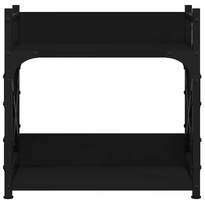 Suport imprimantă 2 niveluri negru 40x20x40 cm lemn prelucrat - WALTI WALTI