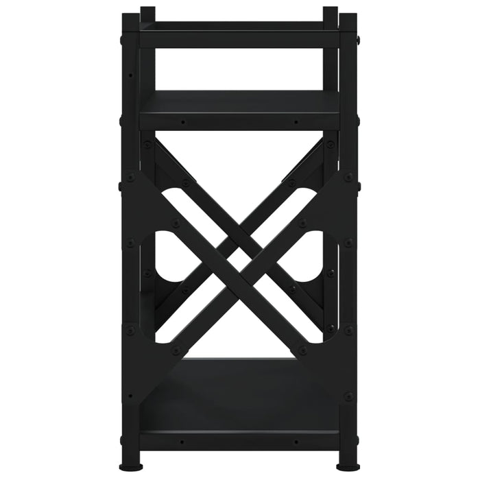 Suport imprimantă 2 niveluri negru 40x20x40 cm lemn prelucrat - WALTI WALTI