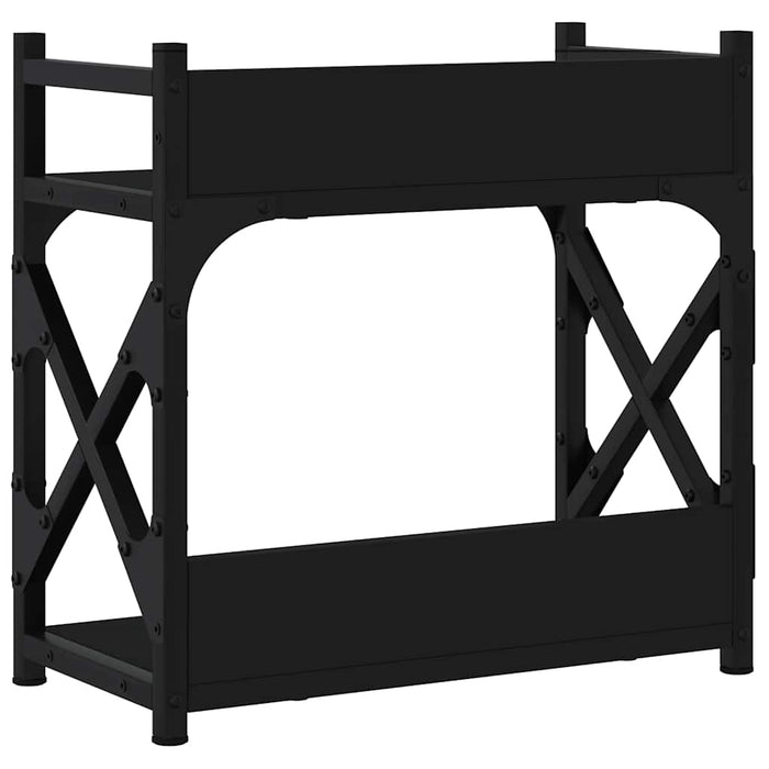 Suport imprimantă 2 niveluri negru 40x20x40 cm lemn prelucrat - WALTI WALTI