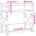 Suport imprimantă 2 niveluri stejar sonoma 40x20x40 cm lemn - WALTI WALTI