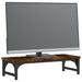 Suport de monitor, stejar fumuriu, 55x23x14 cm, lemn compozit - WALTI WALTI