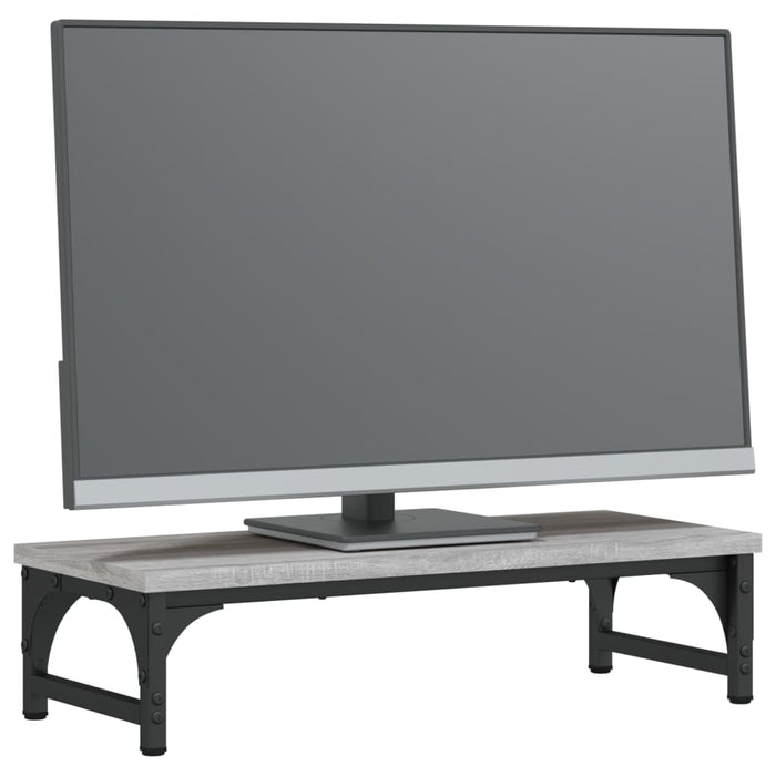 Suport pentru monitor, gri sonoma, 55x23x14 cm, lemn compozit - WALTI WALTI