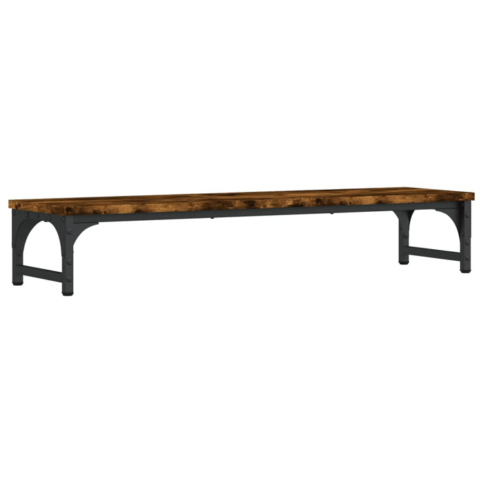 Suport de monitor, stejar fumuriu, 85x23x15,5 cm, lemn compozit WALTI