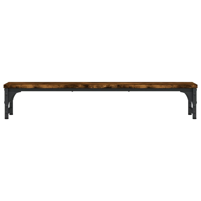 Suport de monitor, stejar fumuriu, 85x23x15,5 cm, lemn compozit WALTI