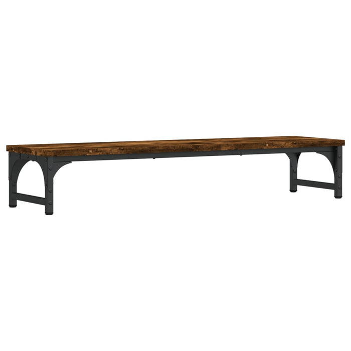 Suport de monitor, stejar fumuriu, 85x23x15,5 cm, lemn compozit WALTI
