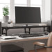Suport pentru monitor, negru, 105x23x15,5 cm, lemn compozit - WALTI WALTI