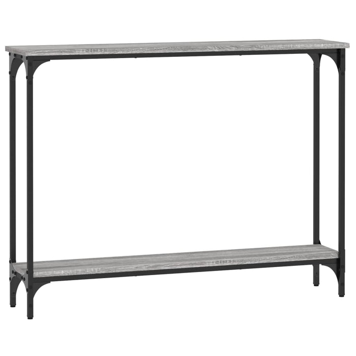 Măsuță consolă, gri sonoma, 100x22,5x75 cm, lemn prelucrat WALTI