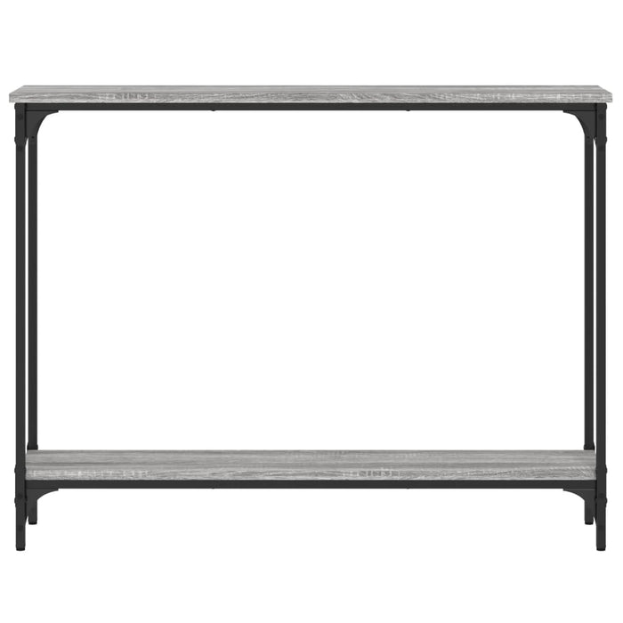 Măsuță consolă, gri sonoma, 100x22,5x75 cm, lemn prelucrat WALTI