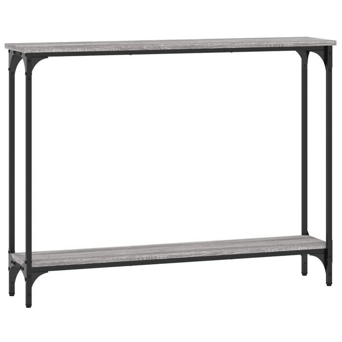 Măsuță consolă, gri sonoma, 100x22,5x75 cm, lemn prelucrat WALTI