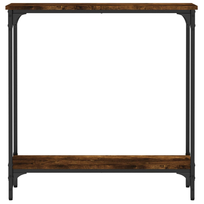 Măsuță consolă, stejar fumuriu, 75x22,5x75 cm, lemn prelucrat - WALTI WALTI