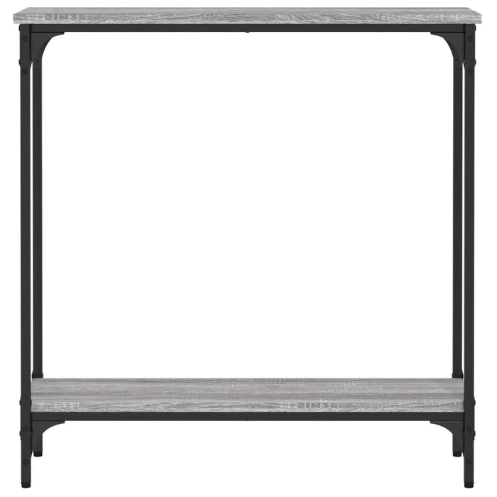 Măsuță consolă, gri sonoma, 75x22,5x75 cm, lemn prelucrat WALTI