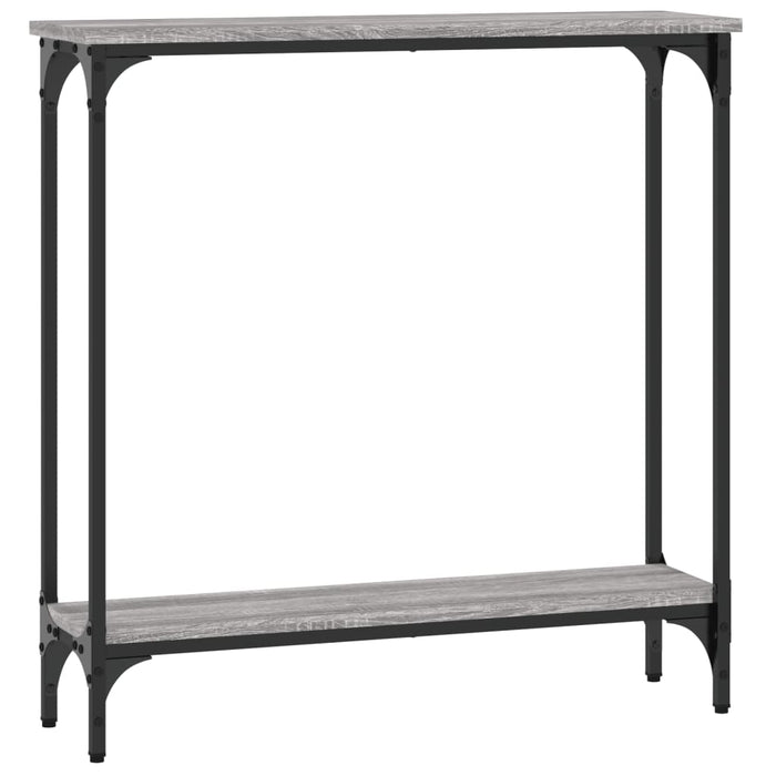 Măsuță consolă, gri sonoma, 75x22,5x75 cm, lemn prelucrat WALTI