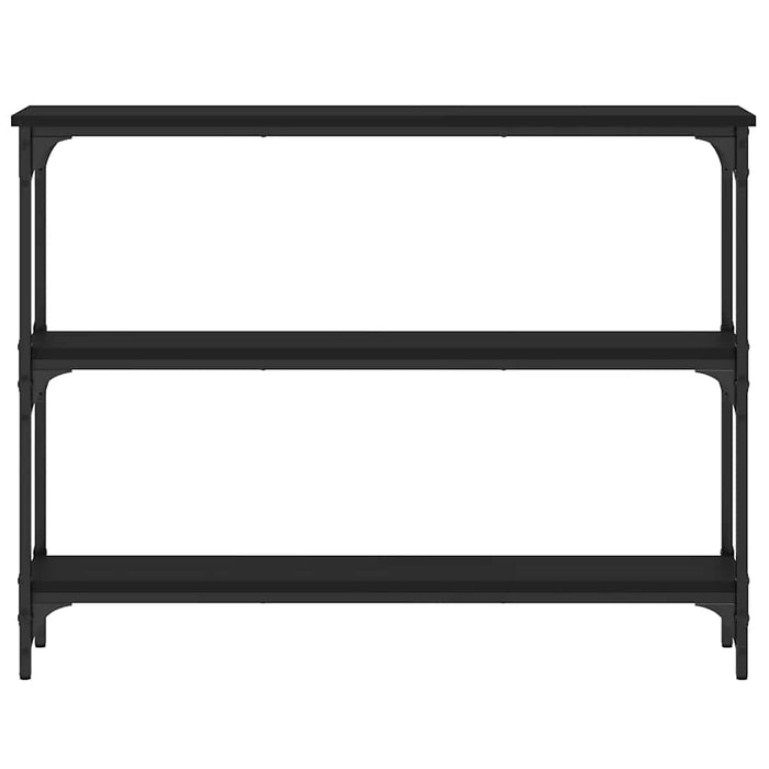 Măsuță consolă, negru, 100x22,5x75 cm, lemn compozit - WALTI WALTI