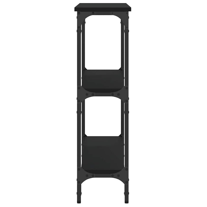 Măsuță consolă, negru, 100x22,5x75 cm, lemn compozit - WALTI WALTI