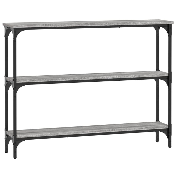 Măsuță consolă, gri sonoma, 100x22,5x75 cm, lemn prelucrat - WALTI WALTI