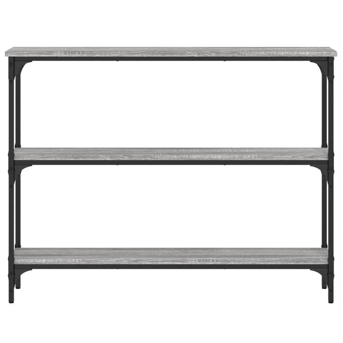 Măsuță consolă, gri sonoma, 100x22,5x75 cm, lemn prelucrat - WALTI WALTI