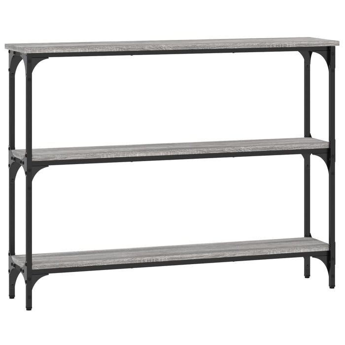 Măsuță consolă, gri sonoma, 100x22,5x75 cm, lemn prelucrat - WALTI WALTI
