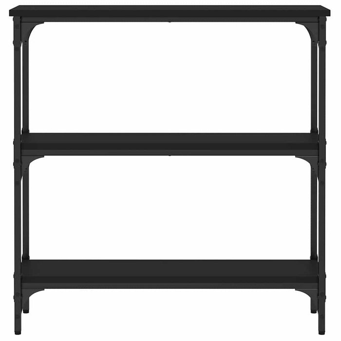 Masă consolă, negru, 75x22,5x75 cm, lemn prelucrat - WALTI WALTI