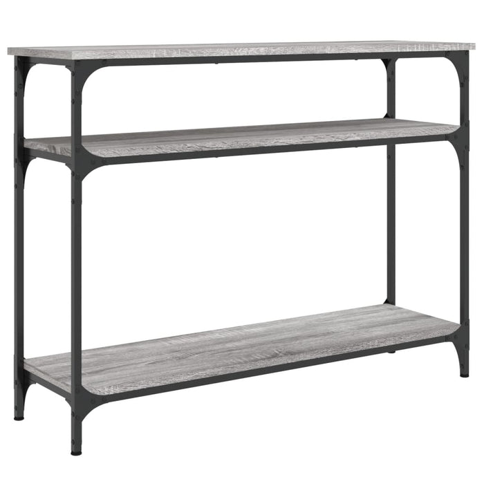 Măsuță consolă, gri sonoma, 100x29x75 cm, lemn prelucrat - WALTI WALTI