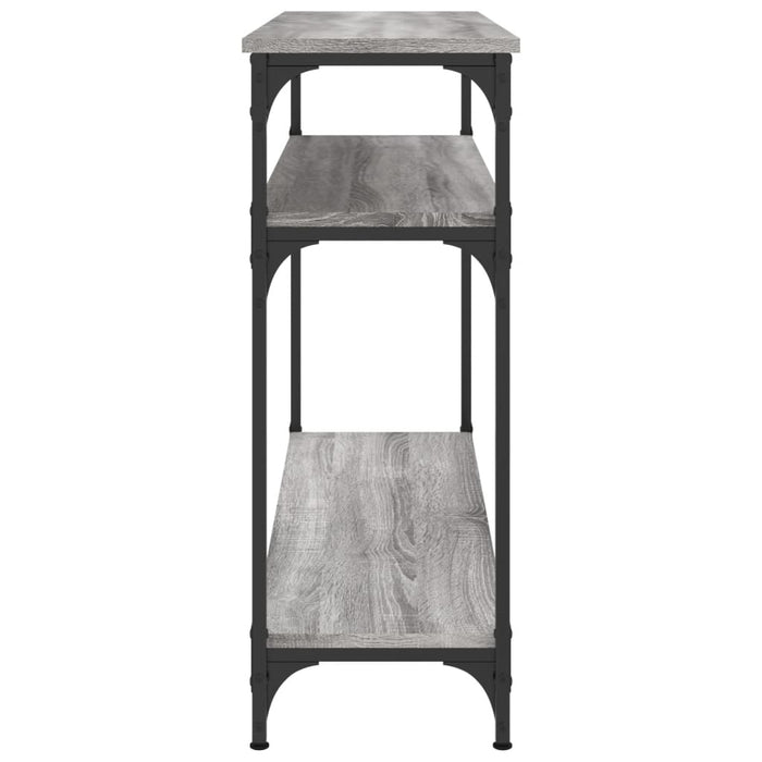 Măsuță consolă, gri sonoma, 100x29x75 cm, lemn prelucrat - WALTI WALTI