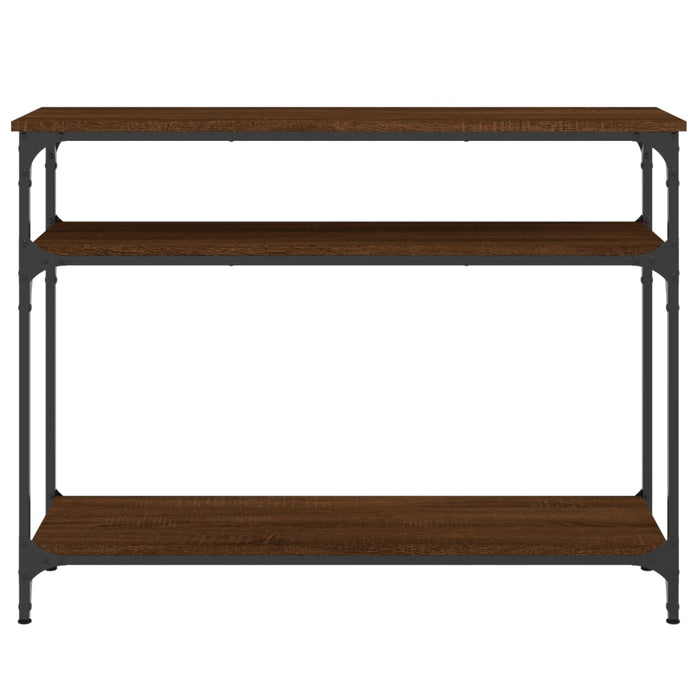 Măsuță consolă, stejar maro, 100x29x75 cm, lemn prelucrat - WALTI WALTI