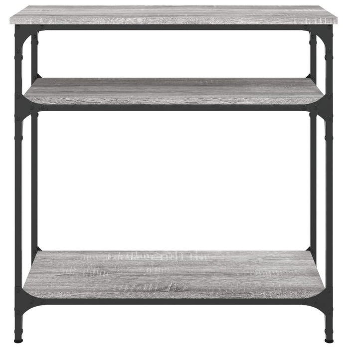 Măsuță consolă, gri sonoma, 75x29x75 cm, lemn prelucrat - WALTI WALTI