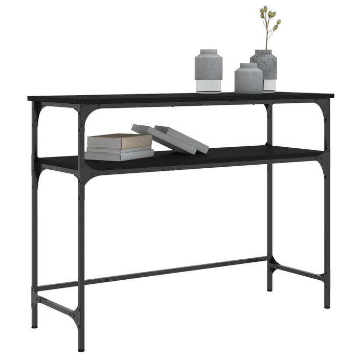 Măsuță consolă, negru, 100x35,5x75 cm, lemn compozit - WALTI WALTI