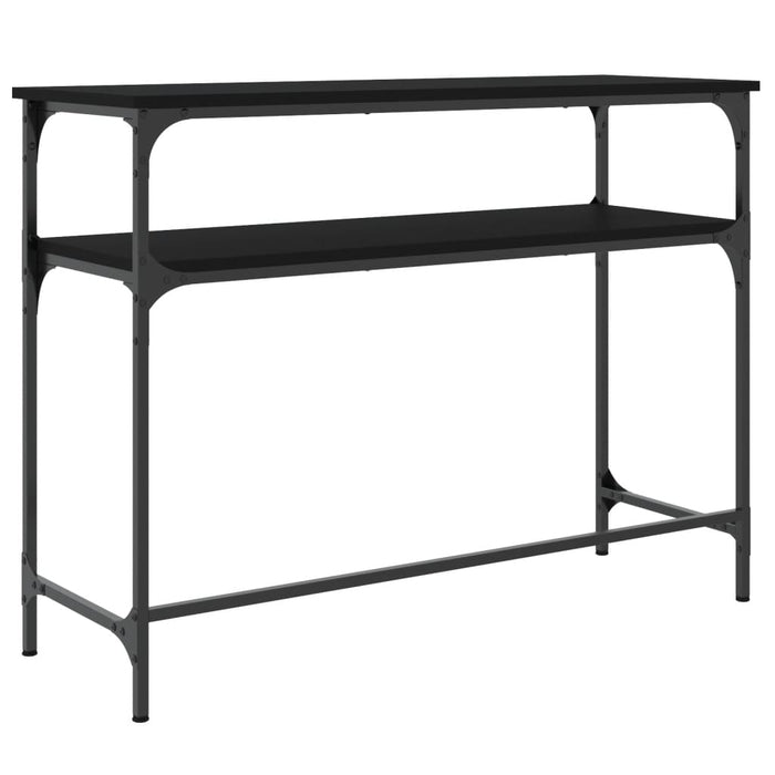 Măsuță consolă, negru, 100x35,5x75 cm, lemn compozit - WALTI WALTI