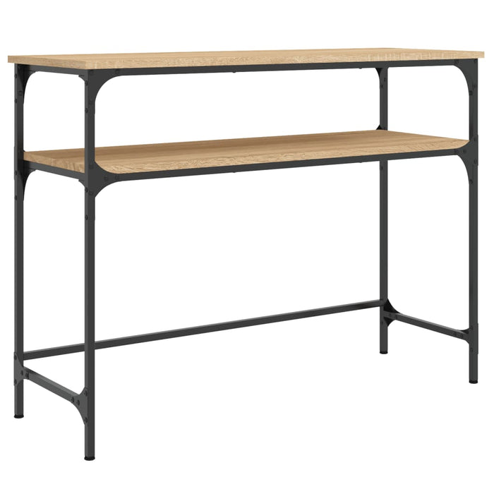 Măsuță consolă, stejar sonoma, 100x35,5x75 cm, lemn prelucrat WALTI