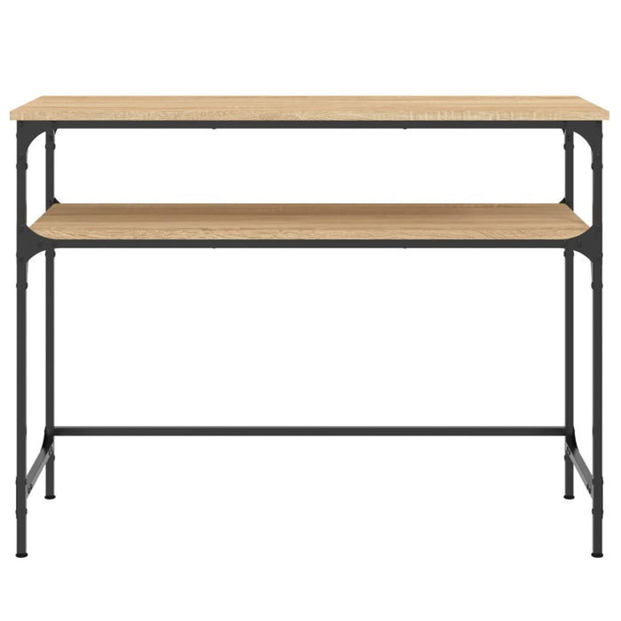 Măsuță consolă, stejar sonoma, 100x35,5x75 cm, lemn prelucrat WALTI