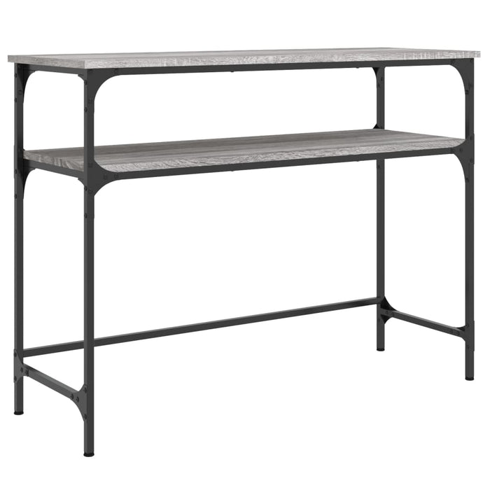 Măsuță consolă, gri sonoma, 100x35,5x75 cm, lemn prelucrat - WALTI WALTI