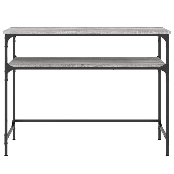 Măsuță consolă, gri sonoma, 100x35,5x75 cm, lemn prelucrat - WALTI WALTI