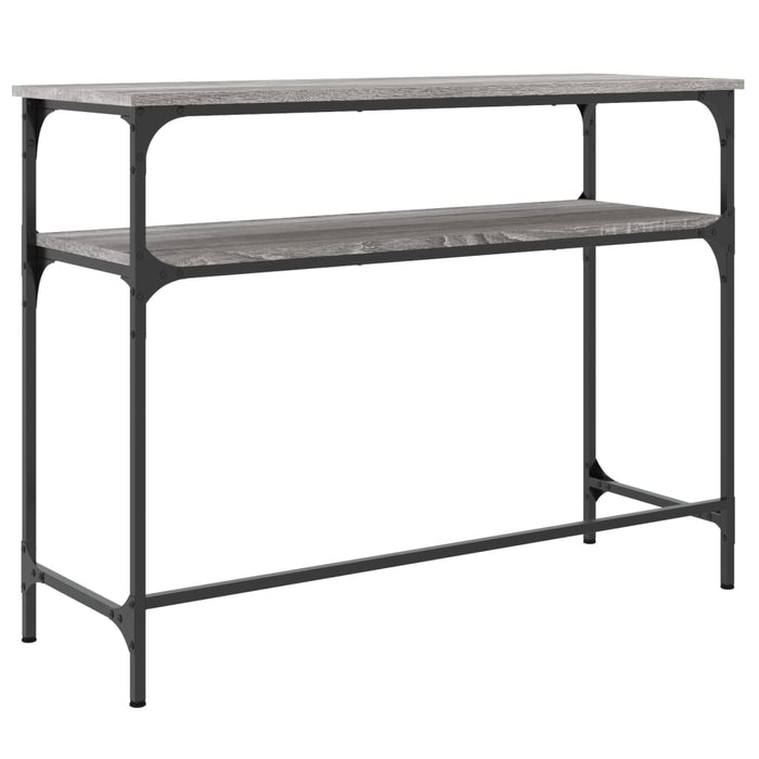 Măsuță consolă, gri sonoma, 100x35,5x75 cm, lemn prelucrat - WALTI WALTI