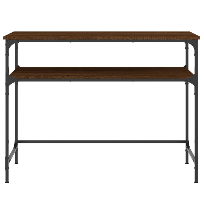 Măsuță consolă, stejar maro, 100x35,5x75 cm, lemn prelucrat - WALTI WALTI