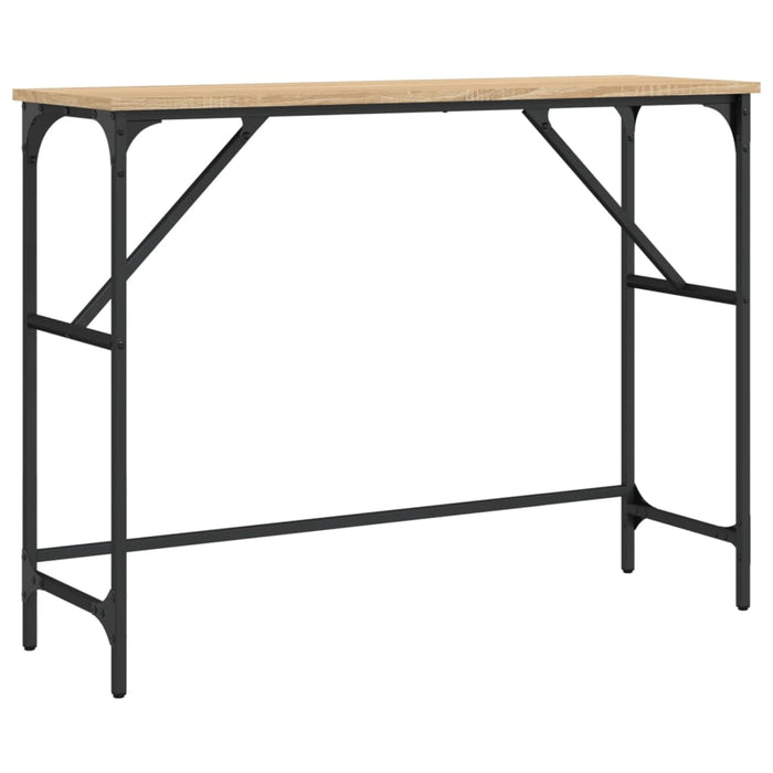 Măsuță consolă, stejar sonoma, 100x32x75 cm, lemn prelucrat WALTI