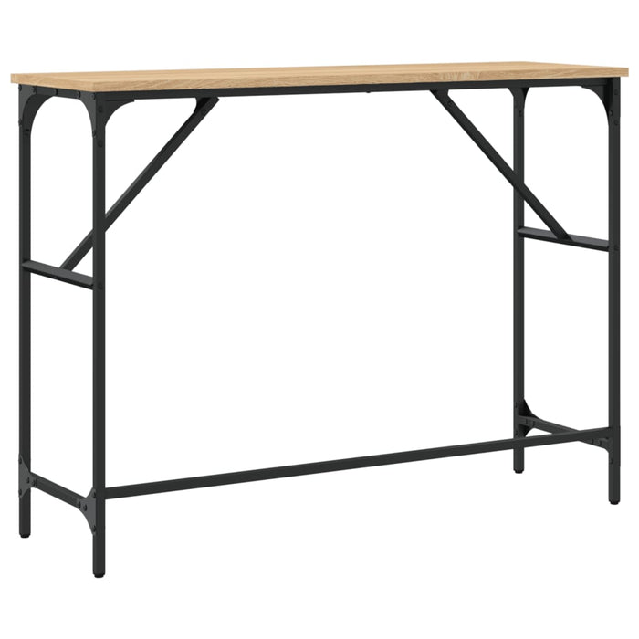 Măsuță consolă, stejar sonoma, 100x32x75 cm, lemn prelucrat WALTI