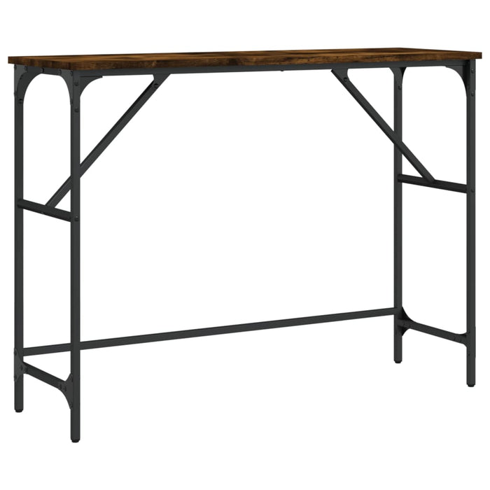 Măsuță consolă, stejar fumuriu, 100x32x75 cm, lemn prelucrat - WALTI WALTI