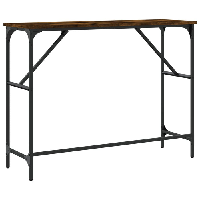 Măsuță consolă, stejar fumuriu, 100x32x75 cm, lemn prelucrat - WALTI WALTI