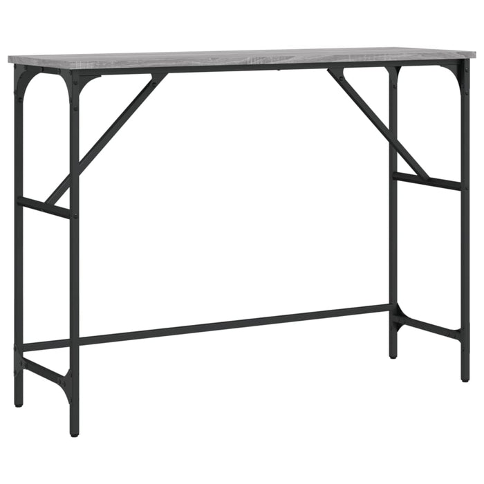 Măsuță consolă, gri sonoma, 100x32x75 cm, lemn prelucrat - WALTI WALTI