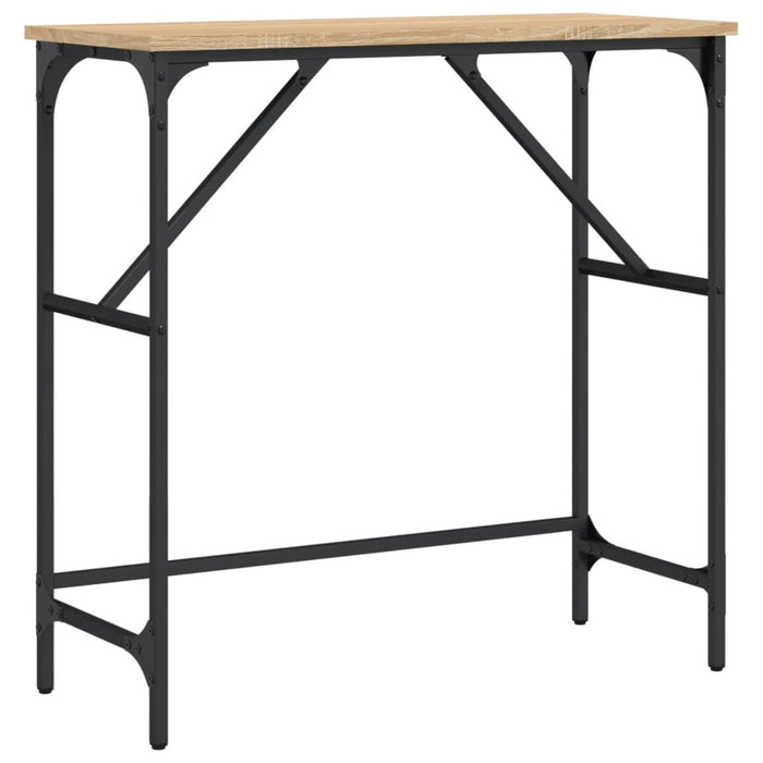 Masă consolă, stejar sonoma, 75x32x75 cm, lemn prelucrat - WALTI WALTI